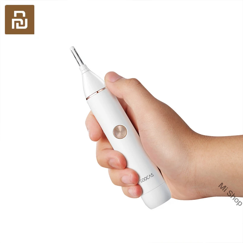 Original Youpin Soocas IPX5 waterproof Nose Hair Trimmer Eyebrow Clipper Sharp Blade Cordless Nasal Cleaner for Men women
Original Youpin Soocas IPX5 waterproof Nose Hair Trimmer Eyebrow Clipper Sharp Blade Cordless Nasal Cleaner for Men women