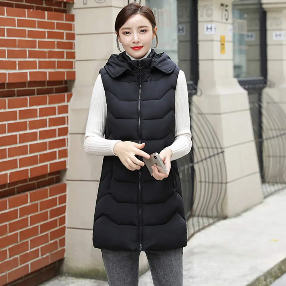 PinkyIsBlack Autumn Women Winter Warm Down Cotton Vests Female Plus Size 4XLThick Winter Vest Women Removable Hooded Waistcoat
PinkyIsBlack Autumn Women Winter Warm Down Cotton Vests Female Plus Size 4XLThick Winter Vest Women Removable Hooded Waistcoat