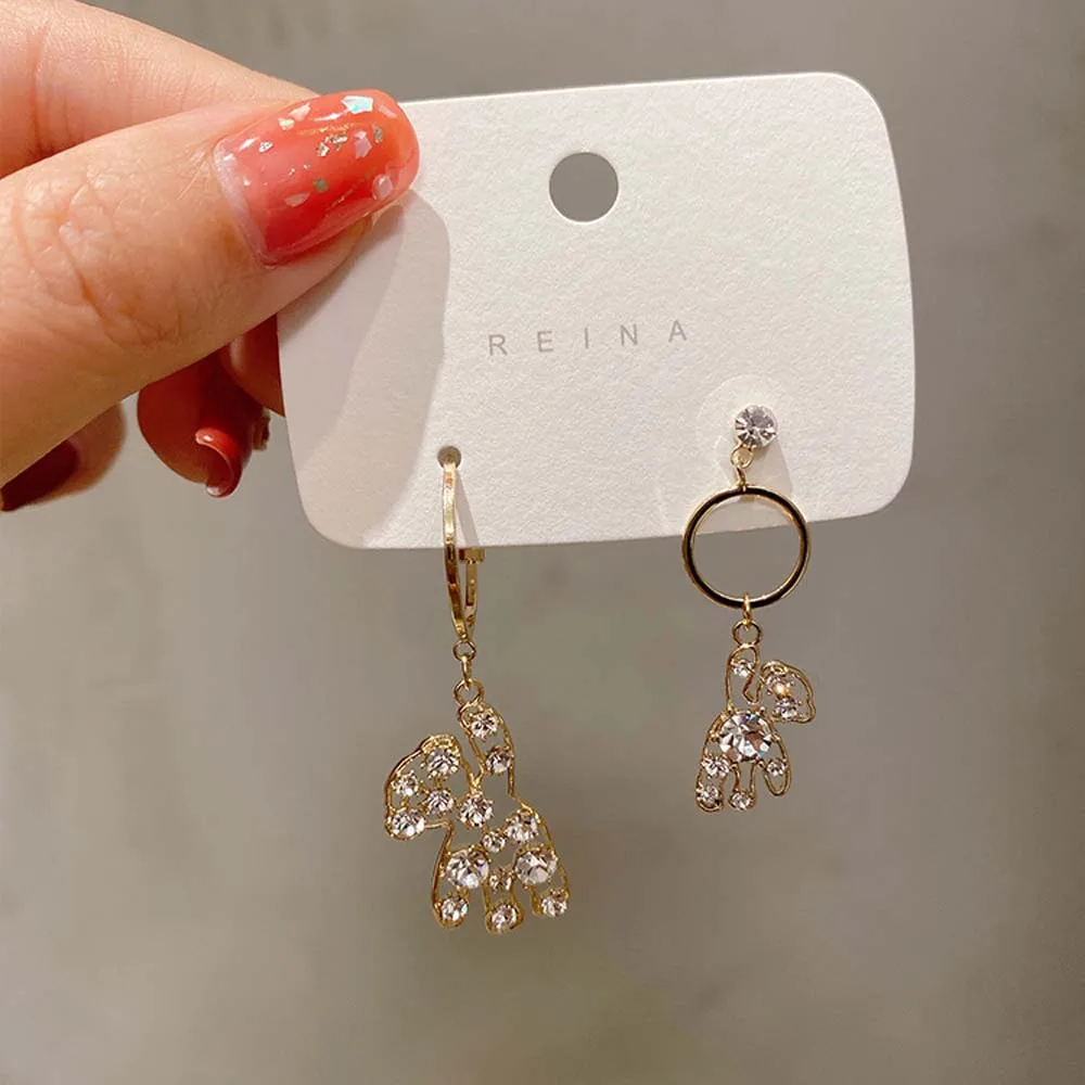 New Fashion Exquisite Pendant Earrings Woman Simple Cute Star Bear Earrings Jewelry Gift Korean Earrings
New Fashion Exquisite Pendant Earrings Woman Simple Cute Star Bear Earrings Jewelry Gift Korean Earrings