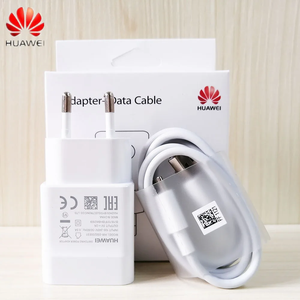 Оригинальное зарядное устройство Huawei P30 Lite 5 В/2 А адаптер питания стандарта ЕС и