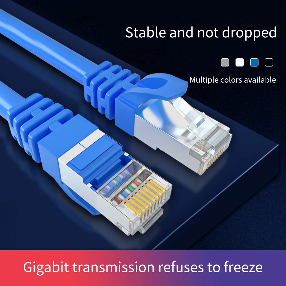 2021 RJ-45 Cat6 Ethernet LAN Network Cable For Laptops 10 Base-T/100 Base-T/1000 Base-T Networks For Modem Router Cable Ethernet
2021 RJ-45 Cat6 Ethernet LAN Network Cable For Laptops 10 Base-T/100 Base-T/1000 Base-T Networks For Modem Router Cable Ethernet