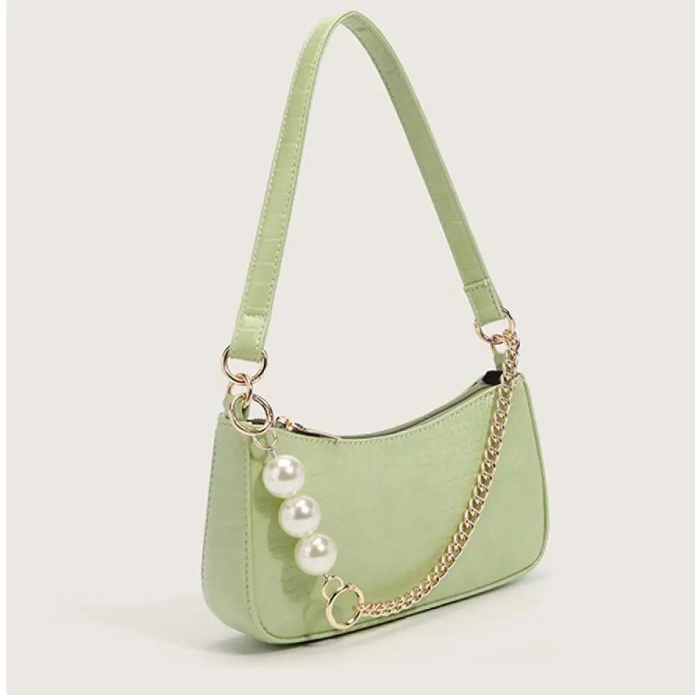 Brands Alligator Underarm Bag Women Shoulder Bags Pearls Chains Handbag Designer Crocodile Pattern Women's Bag 2021 Baguette Ins
Brands Alligator Underarm Bag Women Shoulder Bags Pearls Chains Handbag Designer Crocodile Pattern Women's Bag 2021 Baguette Ins