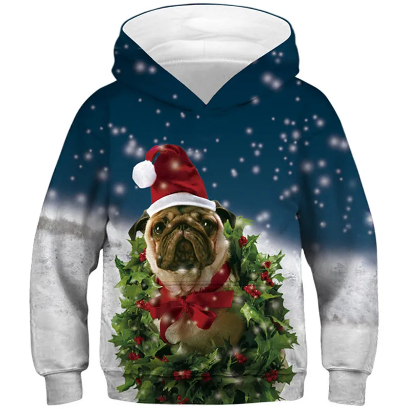 2020 Winter Christmas Hoodies Boys Girls 3D Sweatshirts Pug Snow Tree Hat Deer Cat Dog Santa Claus Children Kids Clothing Tops
2020 Winter Christmas Hoodies Boys Girls 3D Sweatshirts Pug Snow Tree Hat Deer Cat Dog Santa Claus Children Kids Clothing Tops