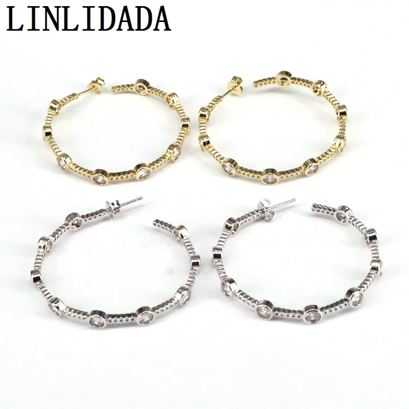 5 Pairs, Fashion Crystal Zirconia Earrings for Women Wedding Jewelry CZ Circle Gold Color Earring
5 Pairs, Fashion Crystal Zirconia Earrings for Women Wedding Jewelry CZ Circle Gold Color Earring