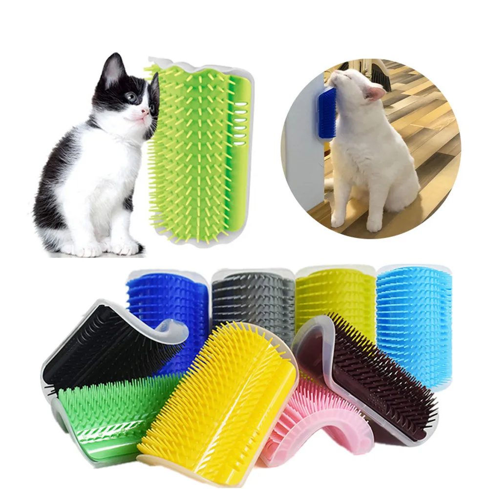 Cat Self Groomer Wall Corner Massage Comb Cat Corner Groomer Brush with Catnip Cats Comb with Long and Short Fur with Catnip
Cat Self Groomer Wall Corner Massage Comb Cat Corner Groomer Brush with Catnip Cats Comb with Long and Short Fur with Catnip
