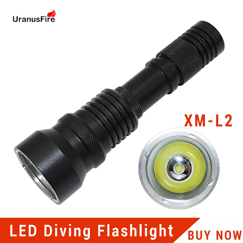 Uranusfire Diving Camping LED Flashlight Waterproof Underwater 100m Tactical Flashlight Torch 18650 Powerful Scuba Dive Light
Uranusfire Diving Camping LED Flashlight Waterproof Underwater 100m Tactical Flashlight Torch 18650 Powerful Scuba Dive Light