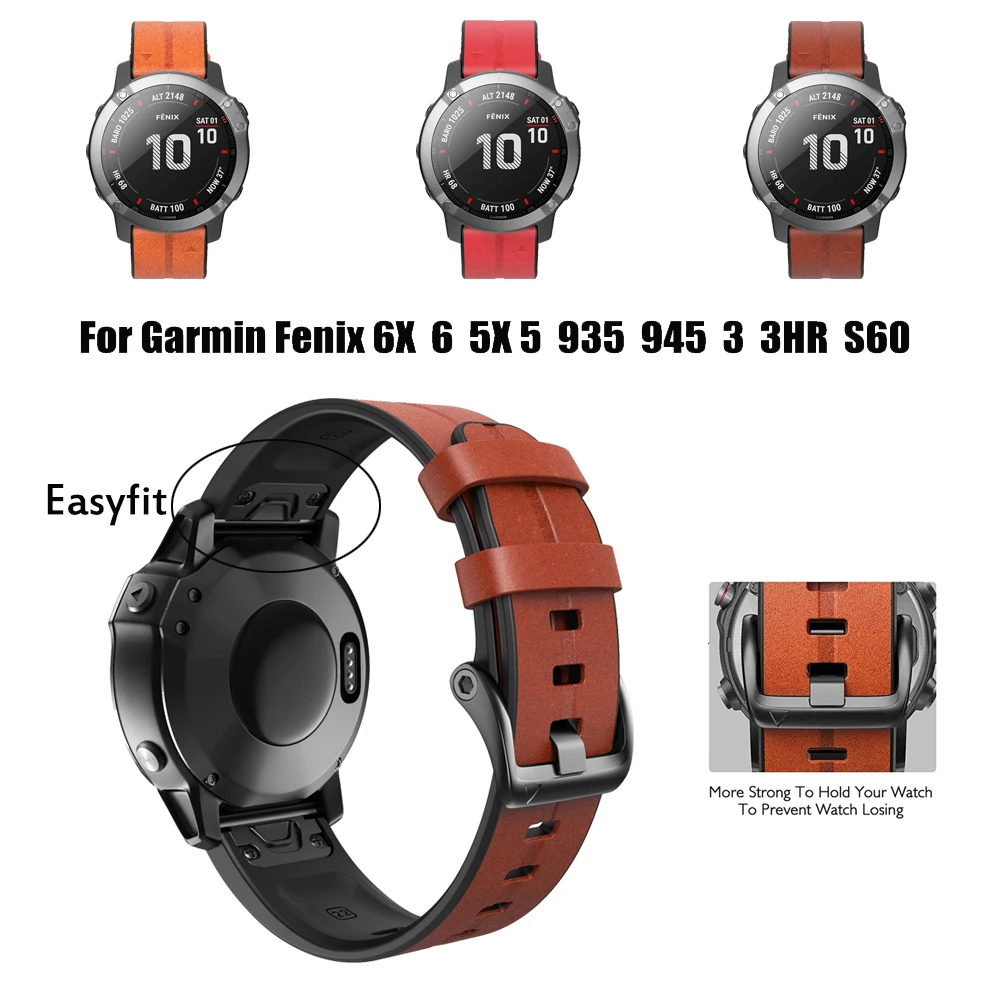 Ремешок для наручных часов Garmin Fenix 6X 6X Pro 5X 3 3HR, кожаный силиконовый браслет для Garmin Fenix 6 6 Pro 5 5 Plus, 26 мм 22 мм
Ремешок для наручных часов Garmin Fenix 6X 6X Pro 5X 3 3HR, кожаный силиконовый браслет для Garmin Fenix 6 6 Pro 5 5 Plus, 26 мм 22 мм