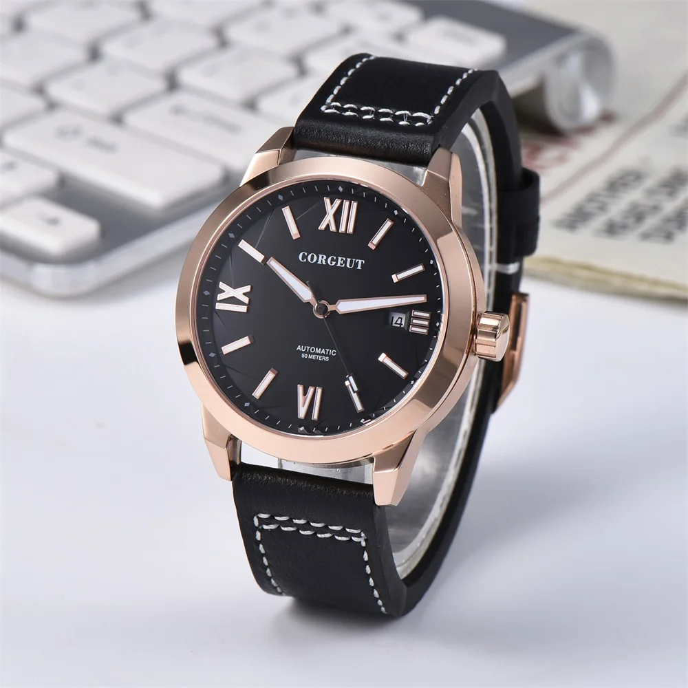 Corgeut Top Luxury Brand 41mm Pilot Military Mens Automatic Watches Sapphire Luminous male wristwatch Mechanical 2055
Corgeut Top Luxury Brand 41mm Pilot Military Mens Automatic Watches Sapphire Luminous male wristwatch Mechanical 2055