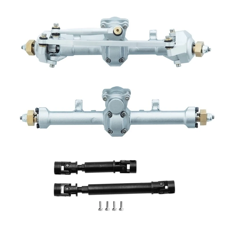 for Axial SCX24 1/24 RC Crawler Car Metal Front & Rear Axle Complete Axles with Drive Shaft Upgrade Parts Accessories
for Axial SCX24 1/24 RC Crawler Car Metal Front & Rear Axle Complete Axles with Drive Shaft Upgrade Parts Accessories