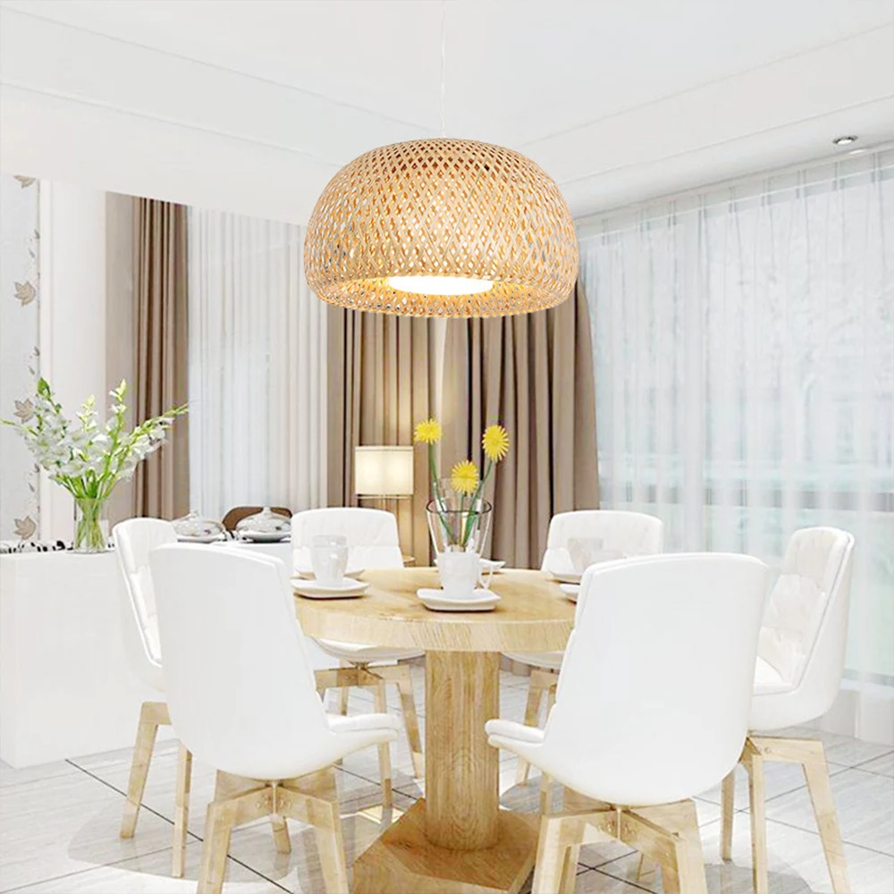New Southeast Asian Handmade Bamboo Weaving Rattan Art Pendant Lights 100% Handmade Restaurant Hotel Coffee Hanging Lamp Fixture
New Southeast Asian Handmade Bamboo Weaving Rattan Art Pendant Lights 100% Handmade Restaurant Hotel Coffee Hanging Lamp Fixture