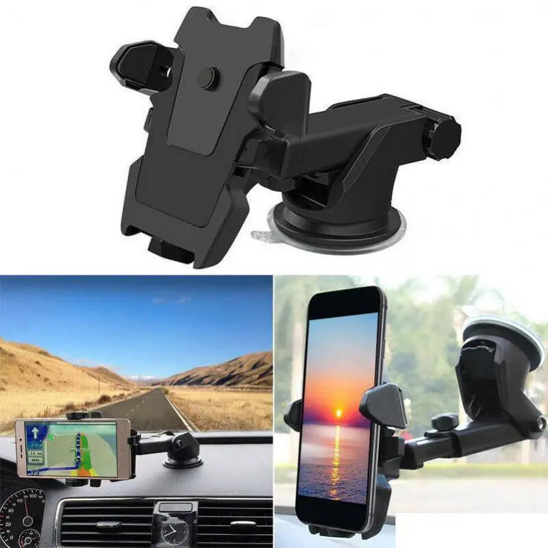 360 Rotations Adjustable Car Holder Sucker Support Windshield Mount Bracket for Less than 6 inch Mobile Cell Smart Phones
360 Rotations Adjustable Car Holder Sucker Support Windshield Mount Bracket for Less than 6 inch Mobile Cell Smart Phones