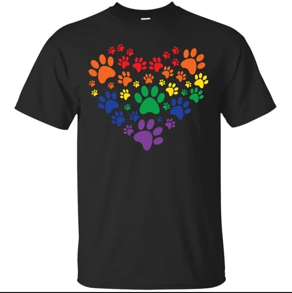 LGBT Pride Collection Paw Prints Heart Design Mens T-Shirt. Summer Cotton Short Sleeve O-Neck Unisex T Shirt New S-3XL
LGBT Pride Collection Paw Prints Heart Design Mens T-Shirt. Summer Cotton Short Sleeve O-Neck Unisex T Shirt New S-3XL