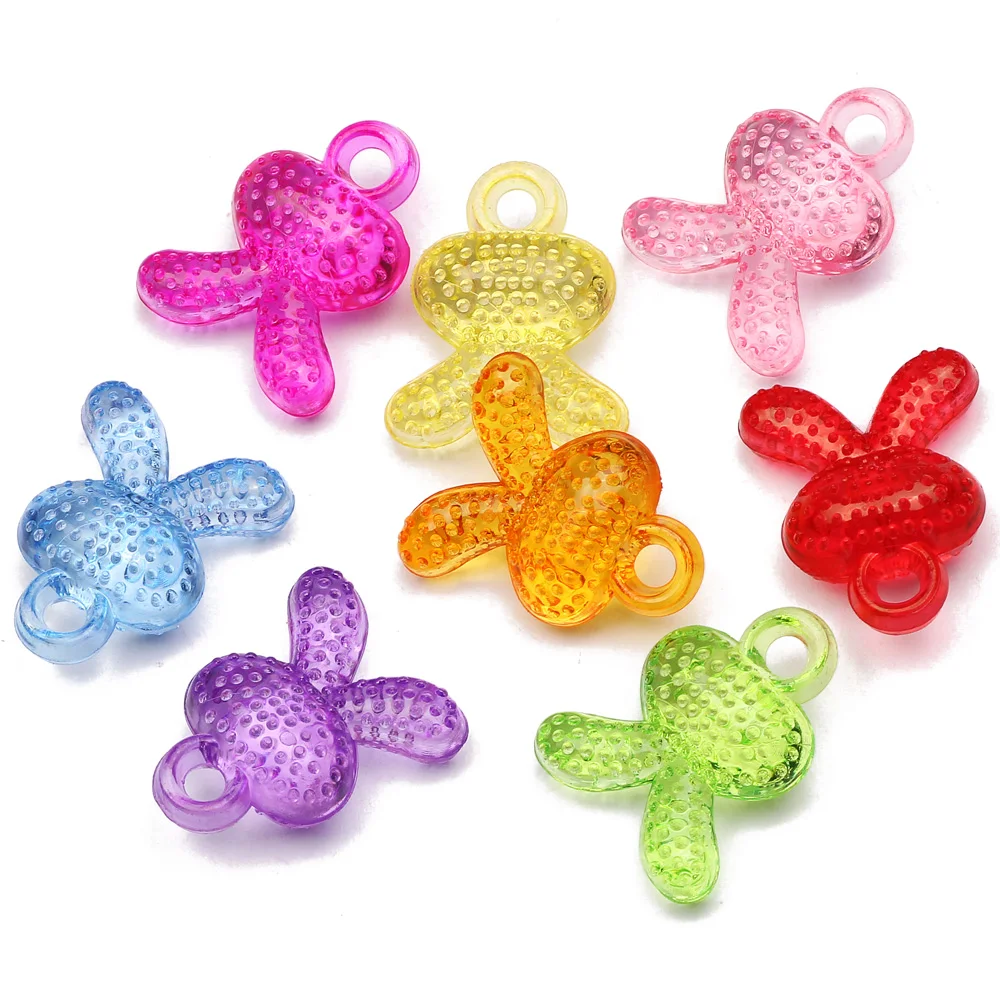 21x17mm Color Mixed Cute Rabbit Shape Acrylic Spacer Beads 30pcs Transparent Loose Beads For DIY Jewelry Making Accessories
21x17mm Color Mixed Cute Rabbit Shape Acrylic Spacer Beads 30pcs Transparent Loose Beads For DIY Jewelry Making Accessories