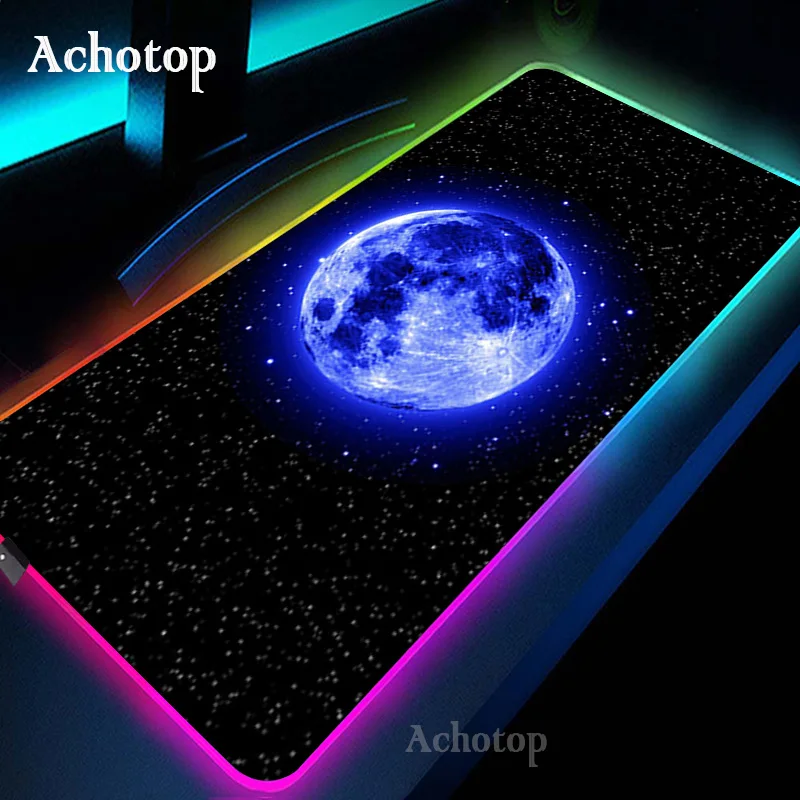 Moon Space Blue Gaming Mouse Pad XXL Mouse Pad Gamer Computer Mousepad RGB Backlit Art Mause Pad Large Mousepad 900x400 Desk Mat
Moon Space Blue Gaming Mouse Pad XXL Mouse Pad Gamer Computer Mousepad RGB Backlit Art Mause Pad Large Mousepad 900x400 Desk Mat