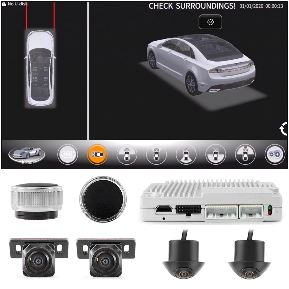 Автомобильная 360 ° 3D супер панорамная камера DVR система наблюдения птичий глаз поддерживает Южную Корею, Японию и Великобританию, подходит д...
Автомобильная 360 ° 3D супер панорамная камера DVR система наблюдения птичий глаз поддерживает Южную Корею, Японию и Великобританию, подходит д...