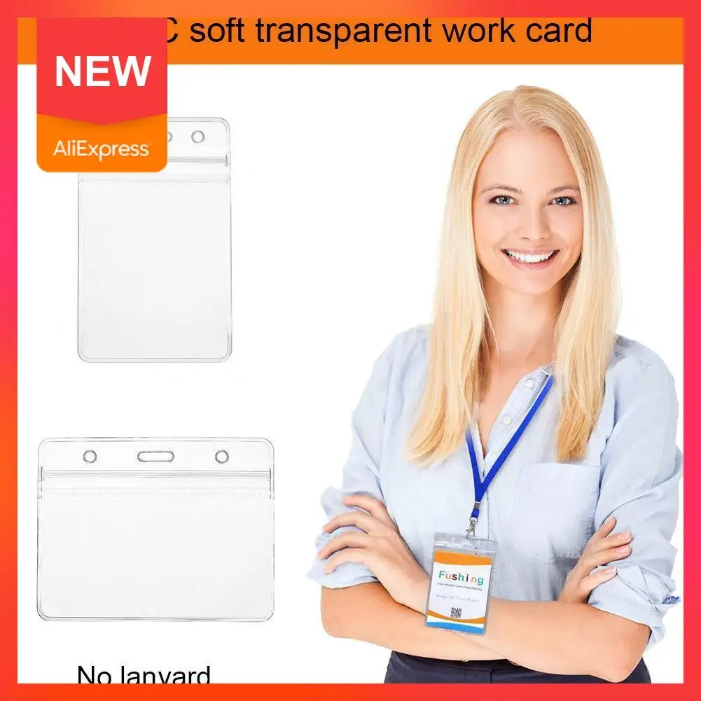 Clear Acrylic Hard Plastic Multi-useBadge Work ID Card Holder Protector Cover Case ID Card Holder Useful Design Office Supplies
Clear Acrylic Hard Plastic Multi-useBadge Work ID Card Holder Protector Cover Case ID Card Holder Useful Design Office Supplies