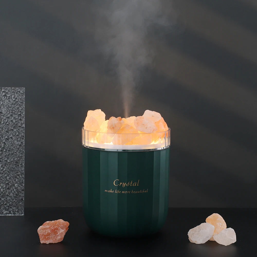 Air Humidifier Crystal Salt Stone Mist Humidifier Colorful Light Portable USB Essential Oil Diffuser Aromatherapy Humidificador
Air Humidifier Crystal Salt Stone Mist Humidifier Colorful Light Portable USB Essential Oil Diffuser Aromatherapy Humidificador