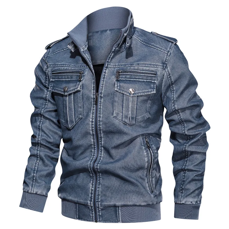 Mannen Motorfiets Pu Lederen Jassen Herfst Winter Mode Vintage Rits Jas Mannelijke Militaire Biker Faux Leren Jas Uitloper 2021
Mannen Motorfiets Pu Lederen Jassen Herfst Winter Mode Vintage Rits Jas Mannelijke Militaire Biker Faux Leren Jas Uitloper 2021