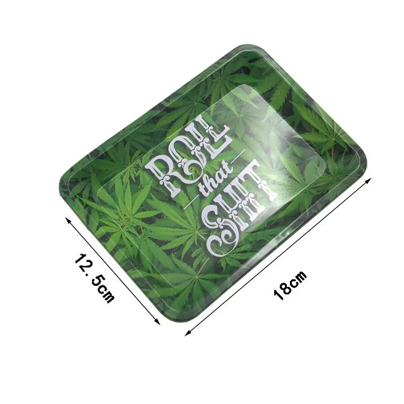 Leaves Letter Printed Tinplate Metal Rolling Tray HD Pattern Printed Tobacco Holder Tinplate Plate Discs Accessories
Leaves Letter Printed Tinplate Metal Rolling Tray HD Pattern Printed Tobacco Holder Tinplate Plate Discs Accessories