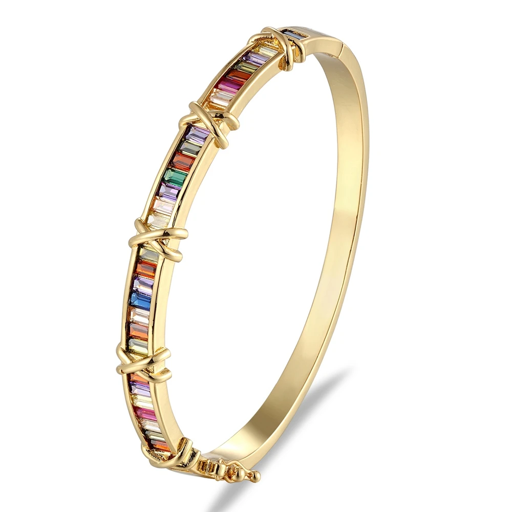 Fashion Jewelry Bangle Bracelets Copper Cubic Zirconia Crystal Rhinestone Cuff Bangle For Female Luxulry Accessories Gift
Fashion Jewelry Bangle Bracelets Copper Cubic Zirconia Crystal Rhinestone Cuff Bangle For Female Luxulry Accessories Gift