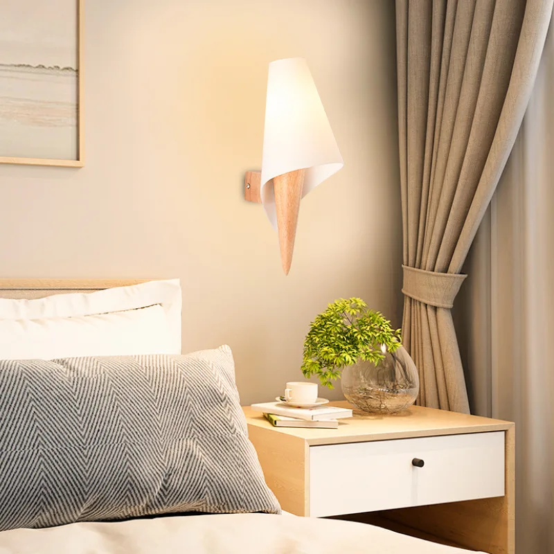 New Nordic Bedroom Wall Lamp Creative Led Living Room Wood Art Wall Lamp Modern Minimalist Corridor Stairway Light
New Nordic Bedroom Wall Lamp Creative Led Living Room Wood Art Wall Lamp Modern Minimalist Corridor Stairway Light