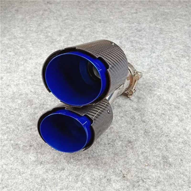 Universal Equal Length Carbon Fiber Exhaust Tip Car Exhaust Muffler Pipe Dual End Tailtip Outlet 89mm 101mm
Universal Equal Length Carbon Fiber Exhaust Tip Car Exhaust Muffler Pipe Dual End Tailtip Outlet 89mm 101mm