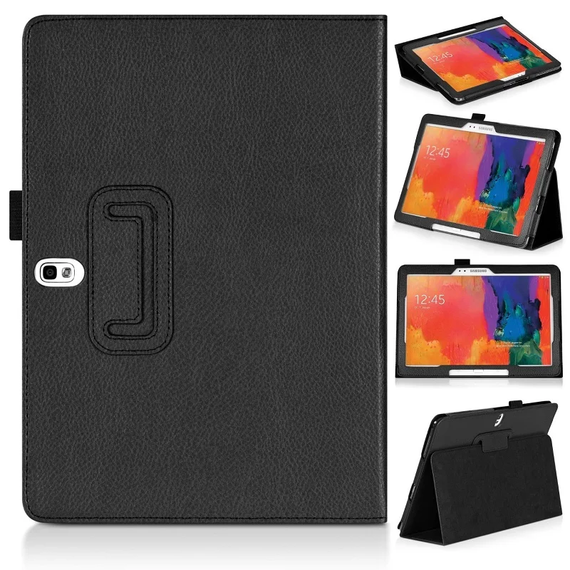 Чехол книжка из искусственной кожи с подставкой для Samsung Galaxy Note 2014 Edition 10 1 P600 P605