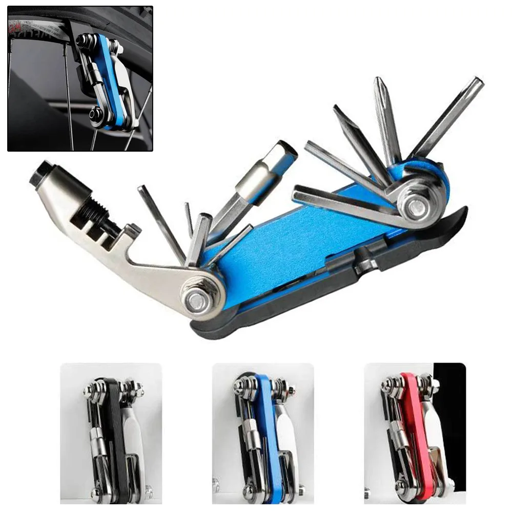 14 In 1 Bicycle Repair Tool Kit Hex Wrench Steel Portable MTB Road Bike Allen Key Wrench Multi-tool Cycling Spanner Accessories
14 In 1 Bicycle Repair Tool Kit Hex Wrench Steel Portable MTB Road Bike Allen Key Wrench Multi-tool Cycling Spanner Accessories