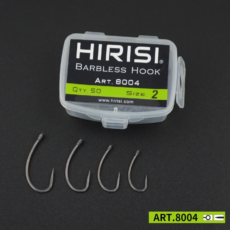 50 Pcs/lot Boxed Fishing Hooks Universal Single Barbed Curved NO-Barb Hook Fishing Accessories 
50 Pcs/lot Boxed Fishing Hooks Universal Single Barbed Curved NO-Barb Hook Fishing Accessories