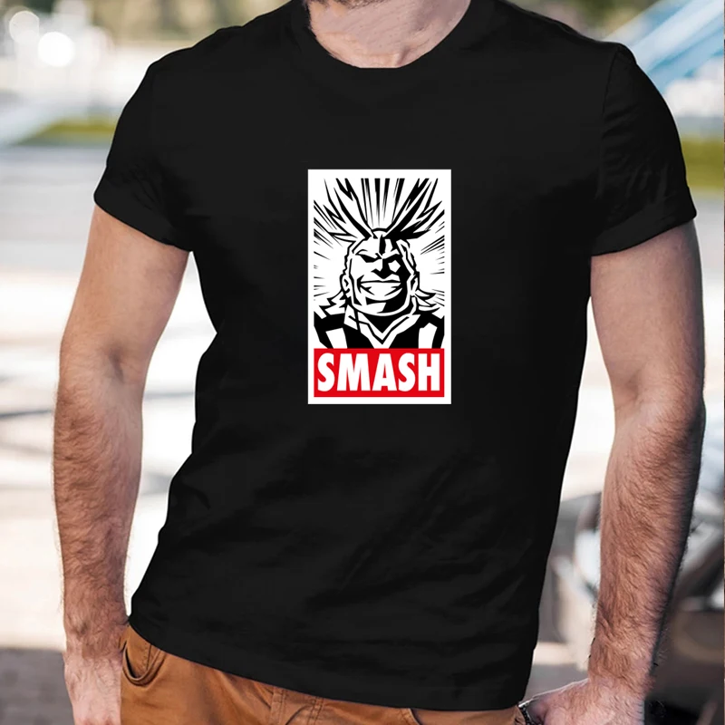 My Hero Academia T-shirt Cute Anime Obey All Might Slogan Men Tee Funny Todoroki Anime Graphic Clothes Hot Sale Male Tops
My Hero Academia T-shirt Cute Anime Obey All Might Slogan Men Tee Funny Todoroki Anime Graphic Clothes Hot Sale Male Tops