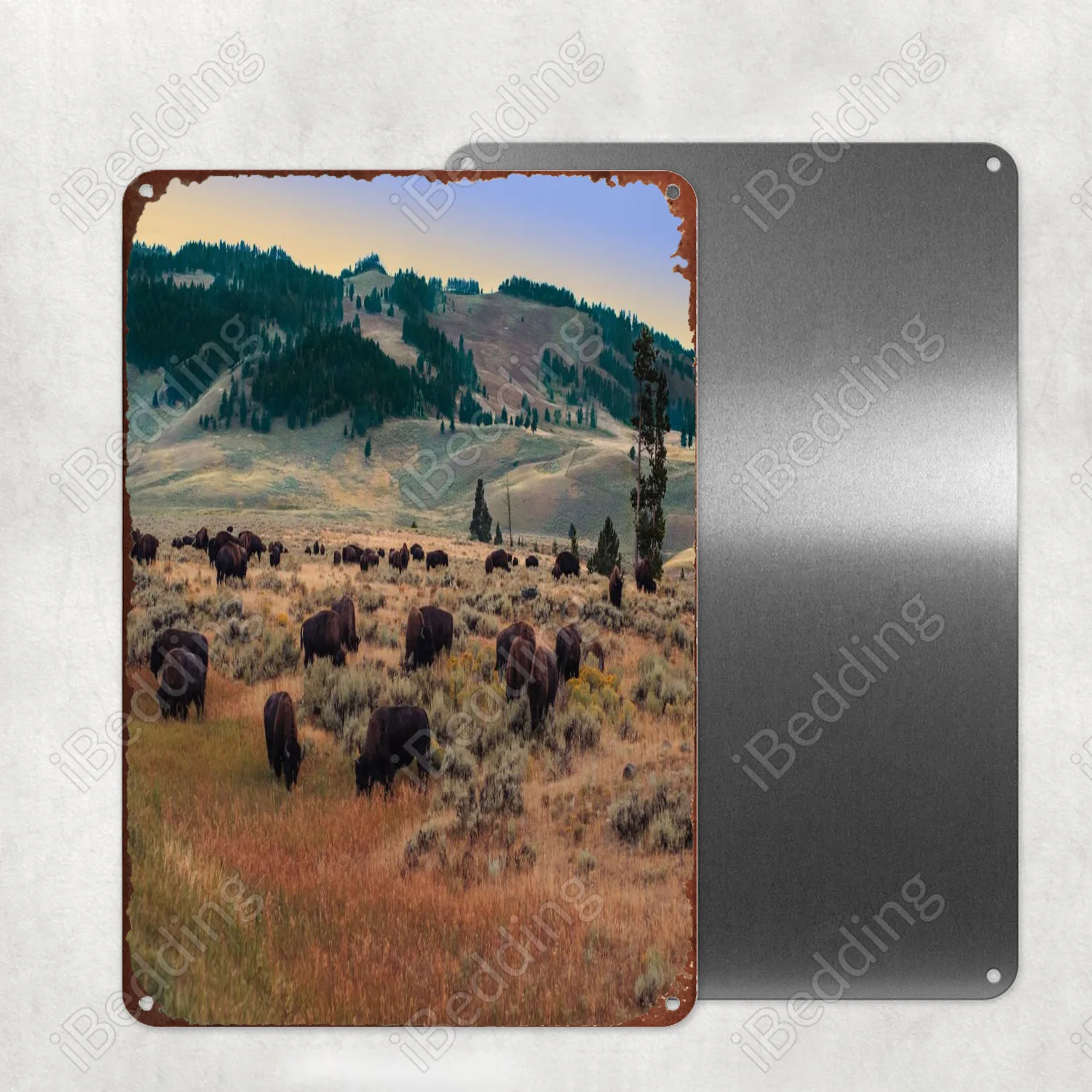 Bison in Paradise винтажная табличка металлическая планшетофон для бара, паба, клуба, украшение для стен, железная живопись, декоративная пластина ...
Bison in Paradise винтажная табличка металлическая планшетофон для бара, паба, клуба, украшение для стен, железная живопись, декоративная пластина ...