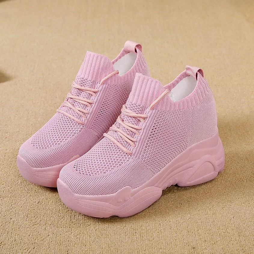 9cm Hidden Heels Platform Sneakers Women Breathable Air Mesh Wedge Sock Shoes Woman Autumn Casual Ladies Shoes Zapatos Mujer f84
9cm Hidden Heels Platform Sneakers Women Breathable Air Mesh Wedge Sock Shoes Woman Autumn Casual Ladies Shoes Zapatos Mujer f84