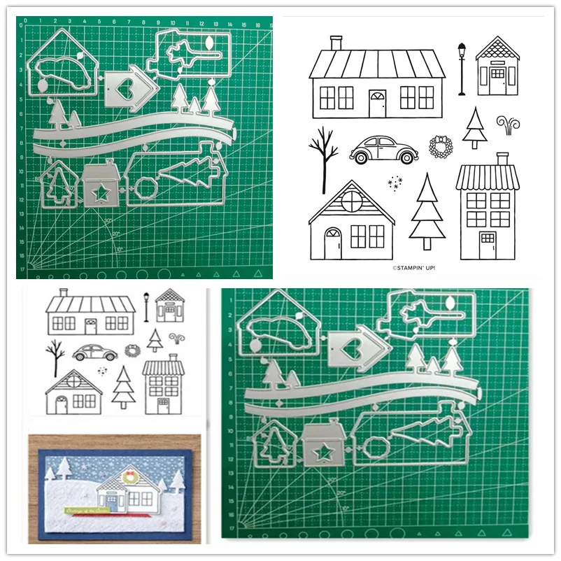 COMING HOME Stamps and Dies Scrapbooking Metal Cutting Dies Scrapbooking New Arrival 2021 Christmas Stencils for Stamping Arts
COMING HOME Stamps and Dies Scrapbooking Metal Cutting Dies Scrapbooking New Arrival 2021 Christmas Stencils for Stamping Arts