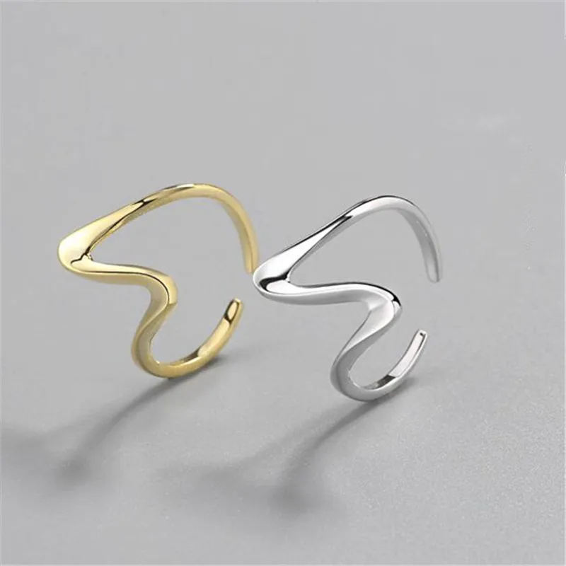 Fashion Jewelry 925 Sterling Silver Geometric Irregular wave Ring For Women Prevent Allergy Ring For Female jz269
Fashion Jewelry 925 Sterling Silver Geometric Irregular wave Ring For Women Prevent Allergy Ring For Female jz269