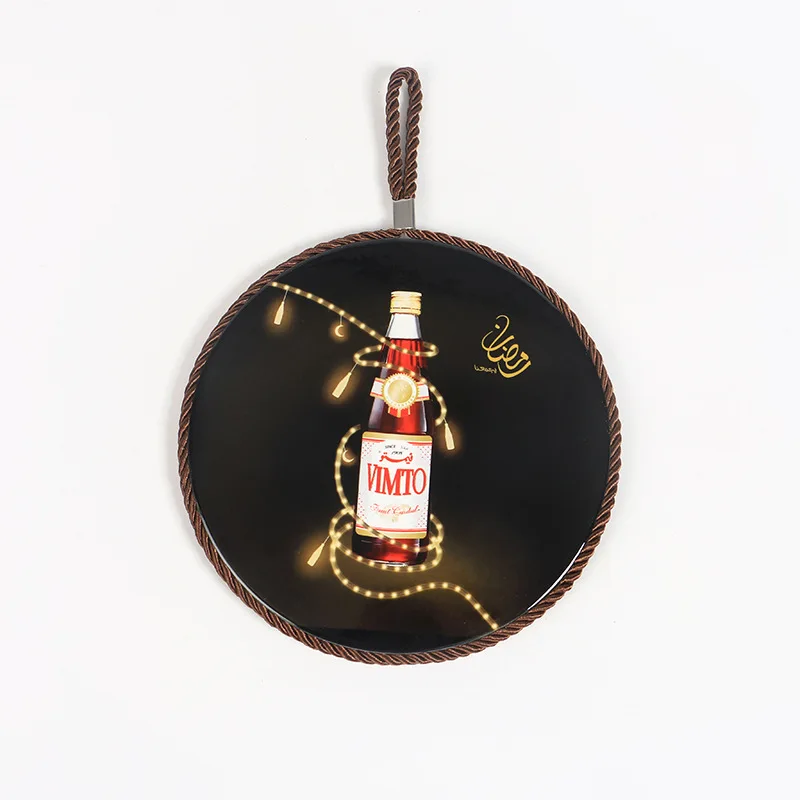 New household disposable insulation mats Simple ceramic tableware coasters Bottle round pendant coasters
New household disposable insulation mats Simple ceramic tableware coasters Bottle round pendant coasters
