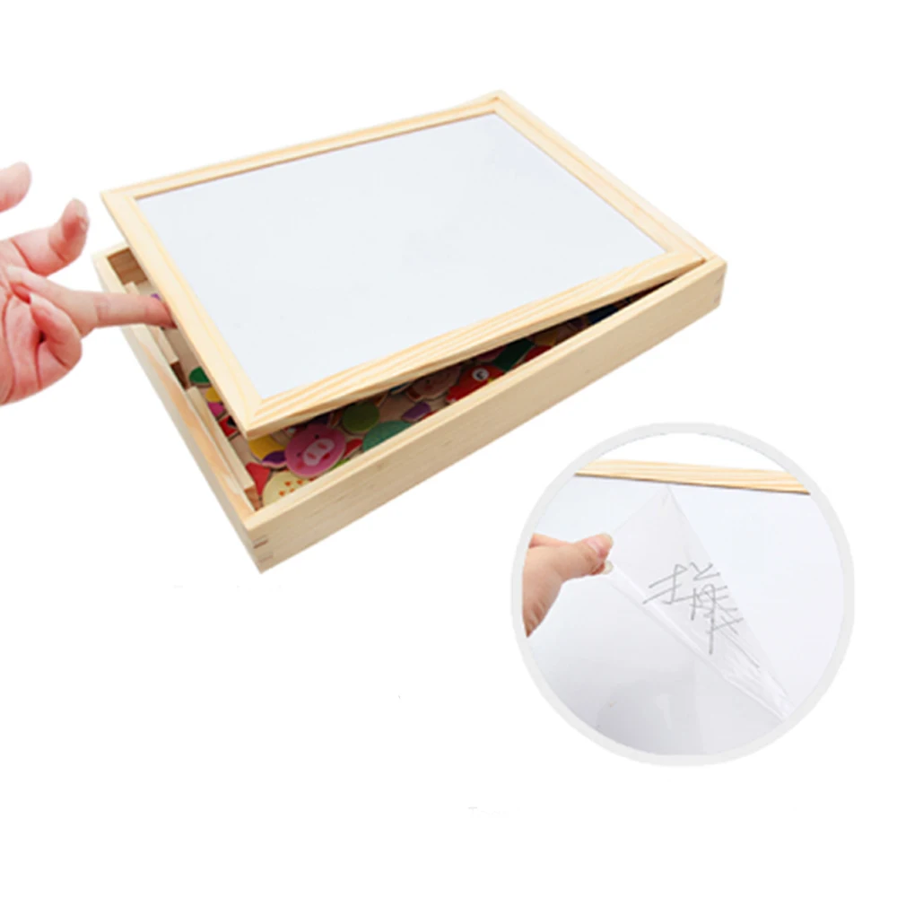 100+Pcs Wooden Multifunction Children Animal Puzzle Writing Magnetic Drawing Board Blackboard Learning Education Toys for Kids
100+Pcs Wooden Multifunction Children Animal Puzzle Writing Magnetic Drawing Board Blackboard Learning Education Toys for Kids