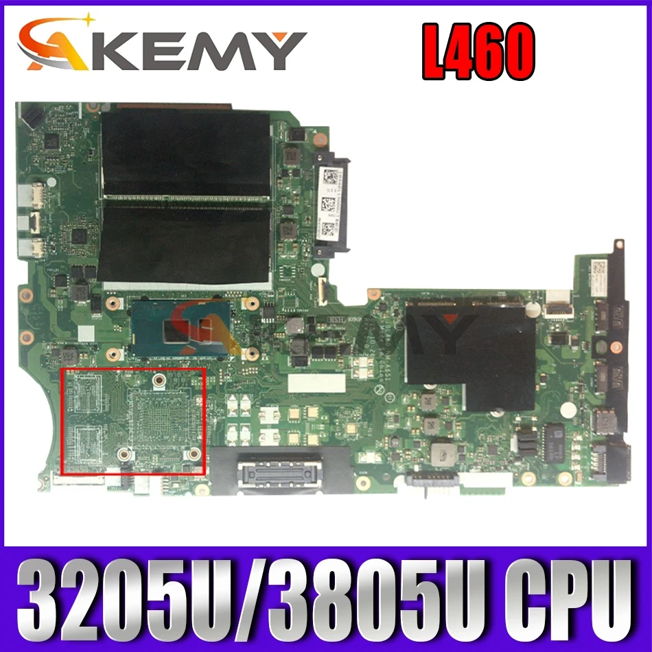 Материнская плата KEFU для ноутбука Lenovo ThinkPad L460 с процессором 3205U/3805U, полностью протестирована
Материнская плата KEFU для ноутбука Lenovo ThinkPad L460 с процессором 3205U/3805U, полностью протестирована