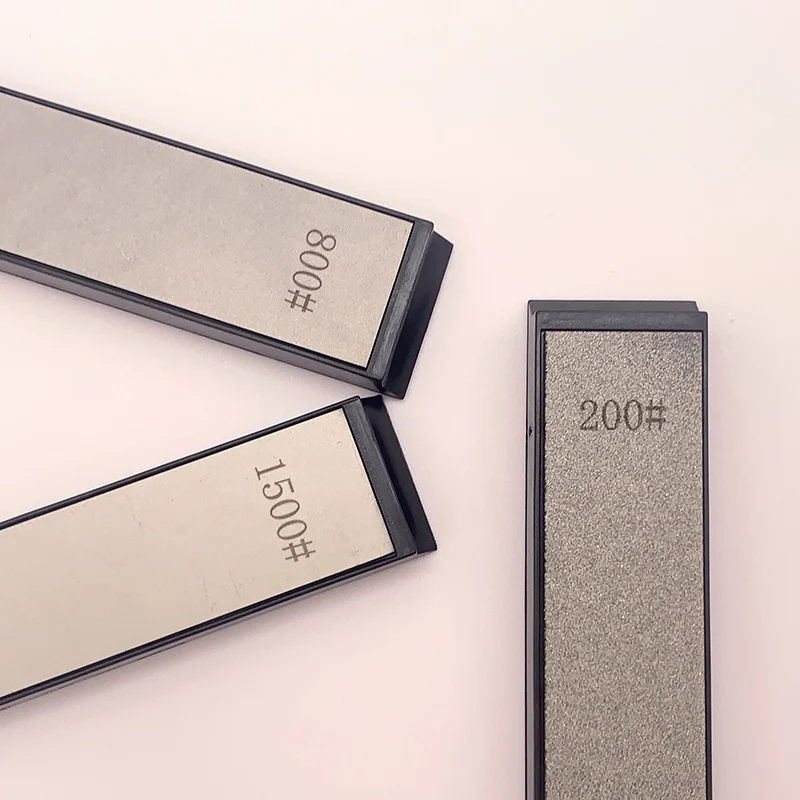 Точильный камень для ножей, Алмазный точильный камень, система заточки ножей, набор из 3 предметов, 200/800/1500 бар, сталь 
Точильный камень для ножей, Алмазный точильный камень, система заточки ножей, набор из 3 предметов, 200/800/1500 бар, сталь