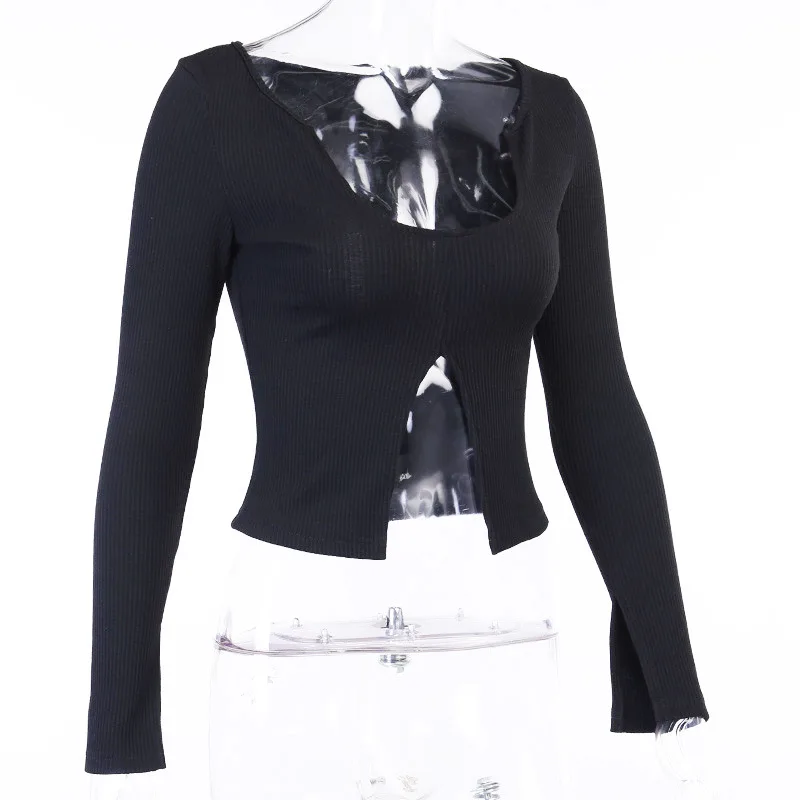 New Long Sleeve FemaleAutumn Sweatesr Women Sweater O-Neck Knitted Solid Color Split Hem Pullovers Casual Sexy Short Tops
New Long Sleeve FemaleAutumn Sweatesr Women Sweater O-Neck Knitted Solid Color Split Hem Pullovers Casual Sexy Short Tops