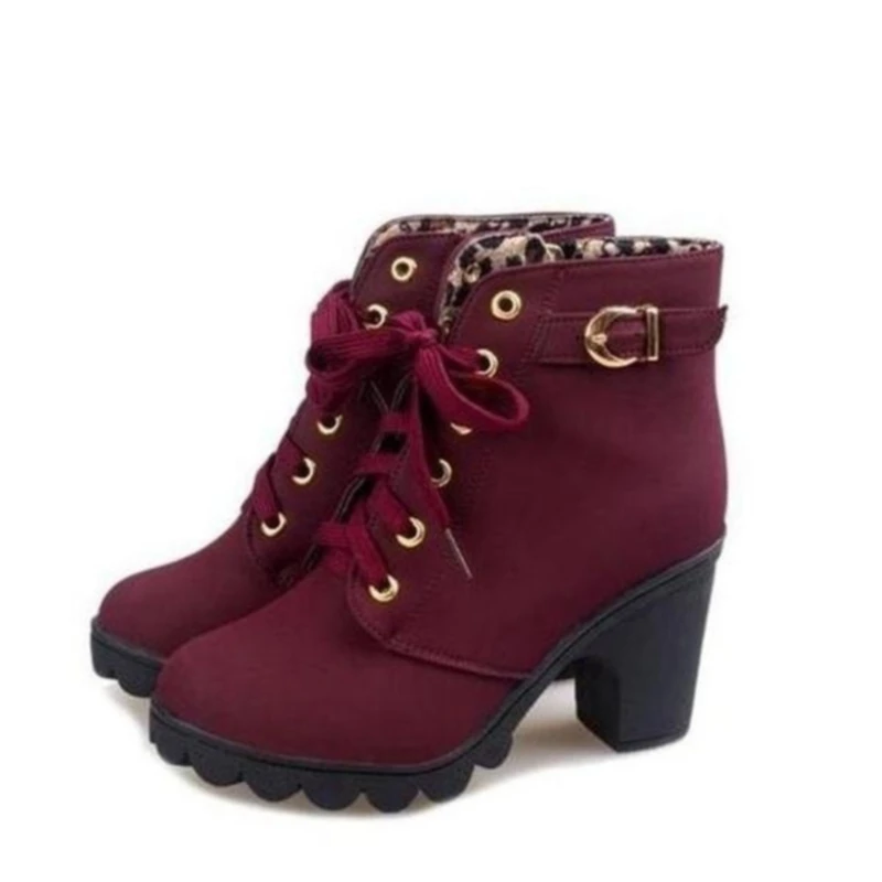 Fashion Women Shoes Ladies Thick Fur Ankle Boots Autumn Winter Women High Heel Platform Rubber Shoes Snow Boots 
Fashion Women Shoes Ladies Thick Fur Ankle Boots Autumn Winter Women High Heel Platform Rubber Shoes Snow Boots