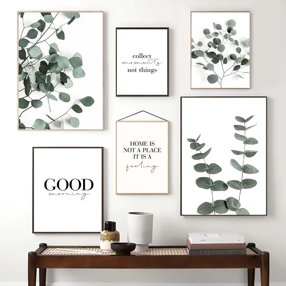 Eucalyptus Green Leaf Plant Wall Art Print Inspiring Quote Canvas Painting Nordic Poster Decor Wall Pictures For Living Room
Eucalyptus Green Leaf Plant Wall Art Print Inspiring Quote Canvas Painting Nordic Poster Decor Wall Pictures For Living Room