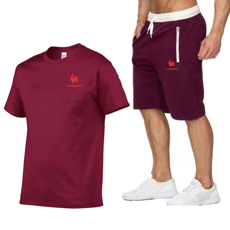 Shorts And Short Sleeve Cotton T-Shirt Summer Men's Suit Brand Jogging Quality Outdoor Sports Fashion Casual Comfortable Top
Shorts And Short Sleeve Cotton T-Shirt Summer Men's Suit Brand Jogging Quality Outdoor Sports Fashion Casual Comfortable Top