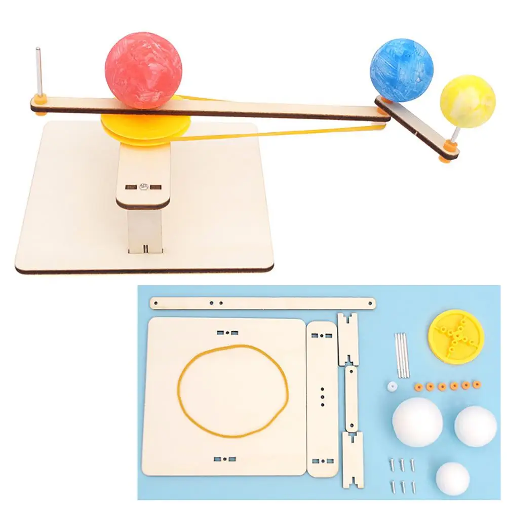 DIY Earth Moon Sun Orbitals Planetarium Geography Experiment Educational Kids Toy science Learning Toys For Childlren Gifts
DIY Earth Moon Sun Orbitals Planetarium Geography Experiment Educational Kids Toy science Learning Toys For Childlren Gifts