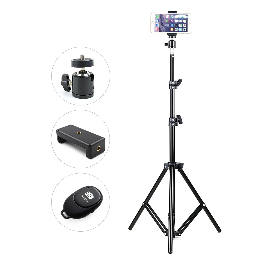 0.5m~2m Foldable Photography Tripod Light Stand Mount Camera Photo Digital 360 Degree Fluid Head with Phone Holder
0.5m~2m Foldable Photography Tripod Light Stand Mount Camera Photo Digital 360 Degree Fluid Head with Phone Holder