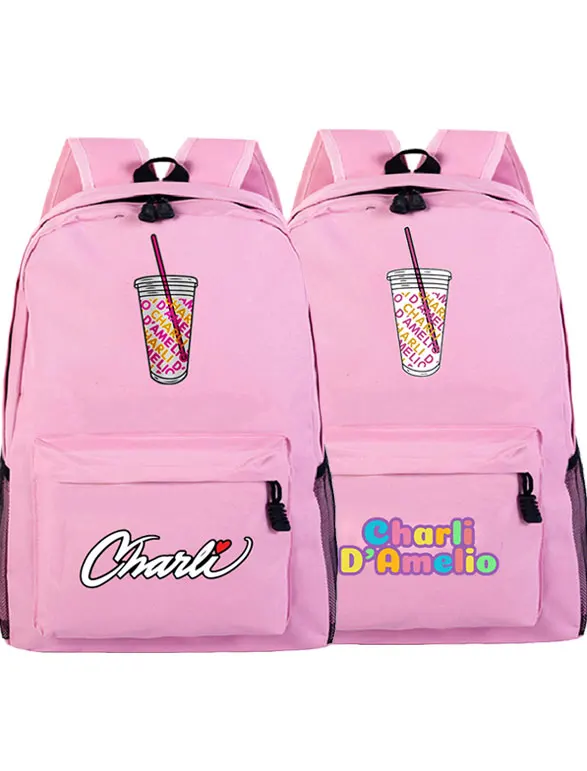 2021 Новый Charli Damelio Merch рюкзак для студентов Розовый школьный рюкзак для мальчиков девочек рюкзак для книг Детский рюкзак мужской женский доро...
2021 Новый Charli Damelio Merch рюкзак для студентов Розовый школьный рюкзак для мальчиков девочек рюкзак для книг Детский рюкзак мужской женский доро...
