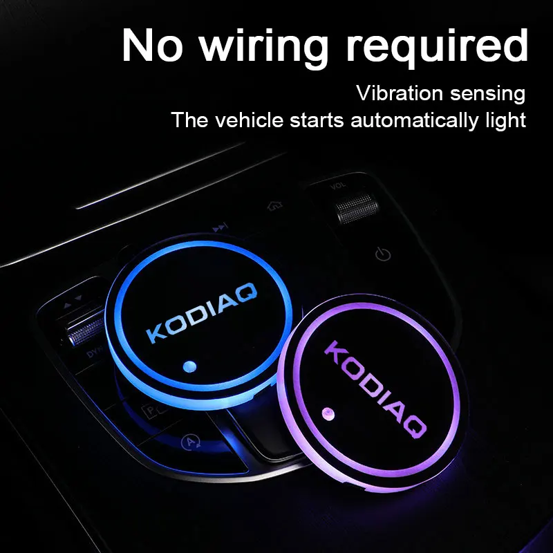 7 Colors Led Atmosphere Light Luminous Car Logo Water Coaster For Skoda Kodiaq 2016 2017 2018 2019 2020 Auto Accessories
7 Colors Led Atmosphere Light Luminous Car Logo Water Coaster For Skoda Kodiaq 2016 2017 2018 2019 2020 Auto Accessories