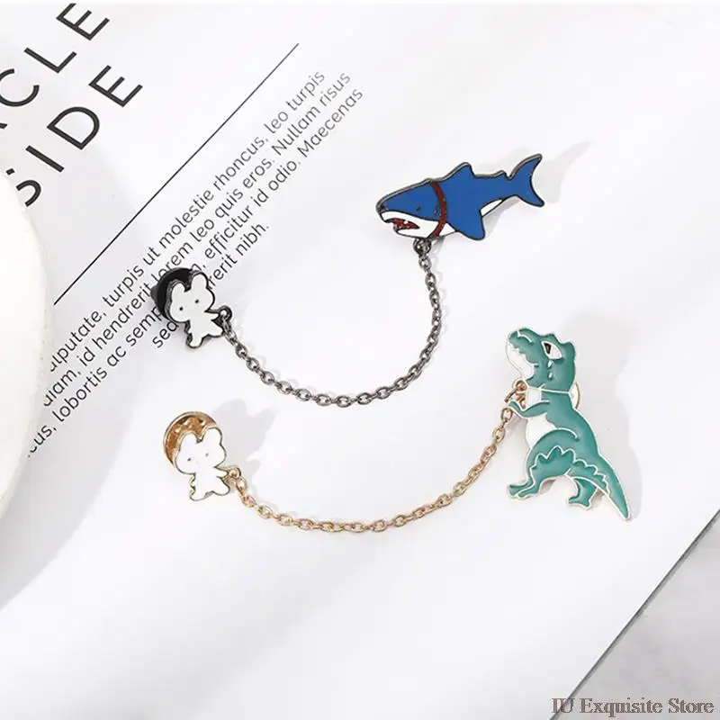 1 Pc Chain Series Denim Enamel Lapel Pins Interesting Combination Badges Brooches Animal Lapel Pin Jewelry Gifts
1 Pc Chain Series Denim Enamel Lapel Pins Interesting Combination Badges Brooches Animal Lapel Pin Jewelry Gifts