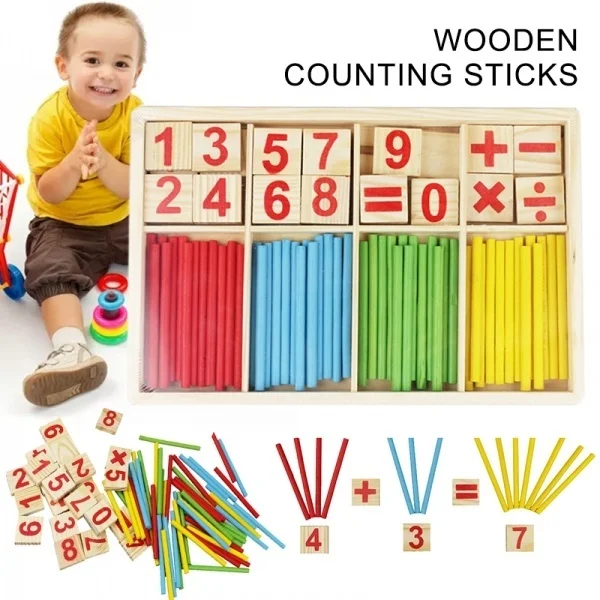 Colorful Bamboo Counting Sticks Baby Toy Montessori Teaching Aids Counting Rod Kindergarten Montessori Educational Wooden Toys
Colorful Bamboo Counting Sticks Baby Toy Montessori Teaching Aids Counting Rod Kindergarten Montessori Educational Wooden Toys