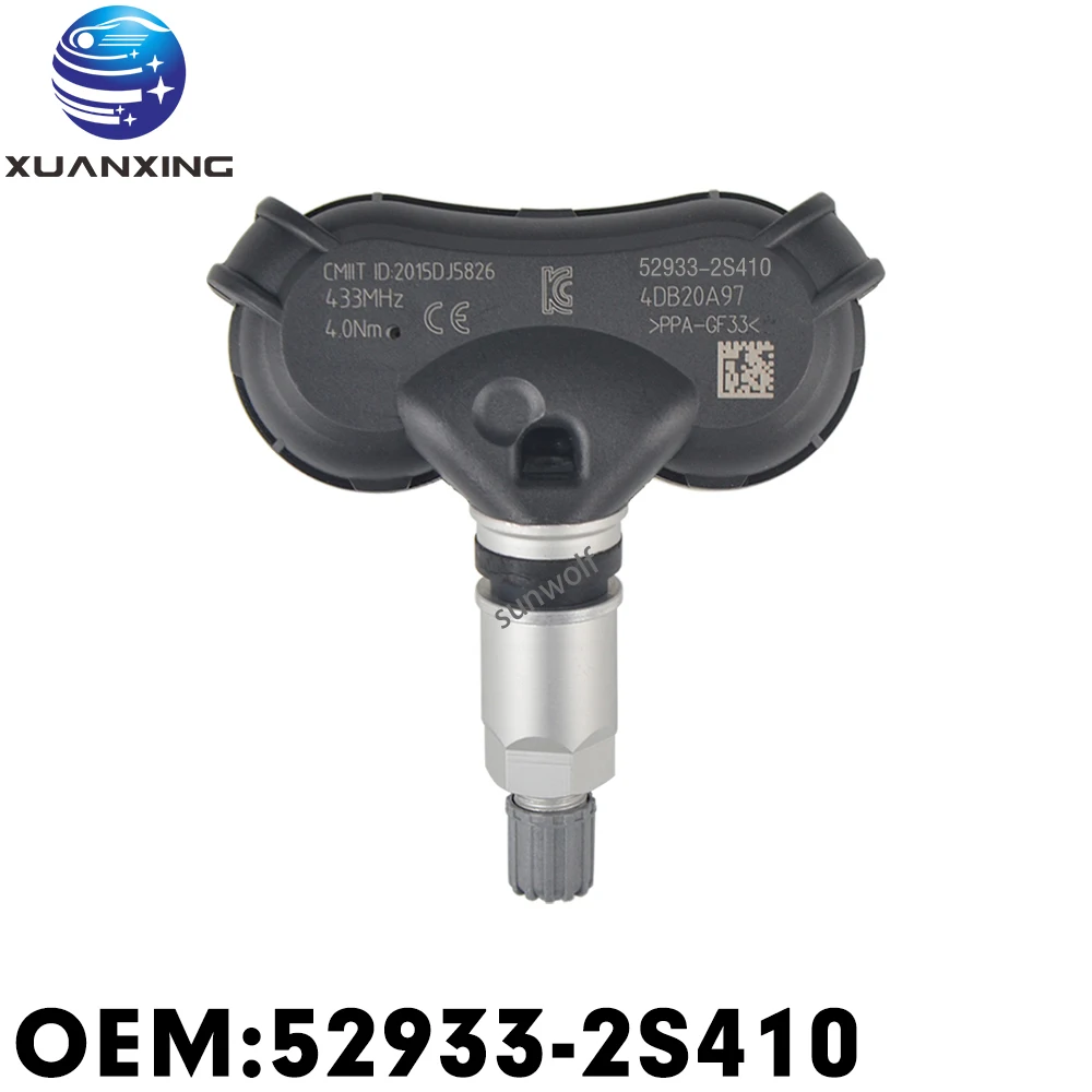 52933-2S410 Tire Pressure Sensor Monitoring System TPMS 315Mhz For Hyundai ix35 Kia Sportage 529332S410
52933-2S410 Tire Pressure Sensor Monitoring System TPMS 315Mhz For Hyundai ix35 Kia Sportage 529332S410