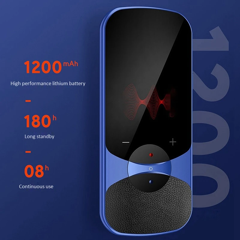 1200 MAh Intelligent Translator,106 LanguagesTwo Way Translation for Travelling Learning Business(Blue)
1200 MAh Intelligent Translator,106 LanguagesTwo Way Translation for Travelling Learning Business(Blue)